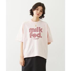 tシャツ CUT OUT LOGO GINGHAM WIDE S/S TEE レディース メンズ