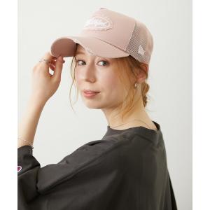 ニューエラ メッシュキャップ キャップ 帽子 レディース MILKFED. × NEW ERA OVAL LOGO 9FORTY A-FRAME レディース メンズ