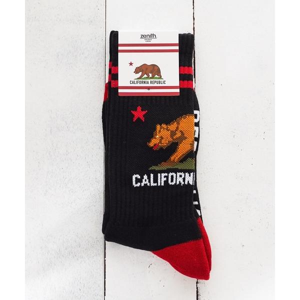 靴下 「ZENITH」CALIFORNIA GRIZZLY SOCKS メンズ レディース