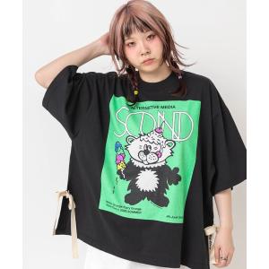 tシャツ M2652 アイスキャラスリットT レディース