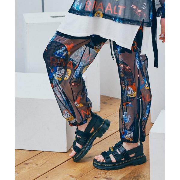 パンツ R4453 ジャンクキャラシアーパンツ レディース