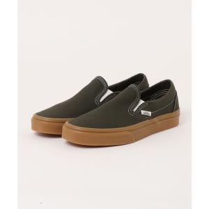 スニーカー VANS ヴァンズ CLASSIC SLIP-ON スリッポン VN000DAHFRN GUM OBSIDIAN FE メンズ