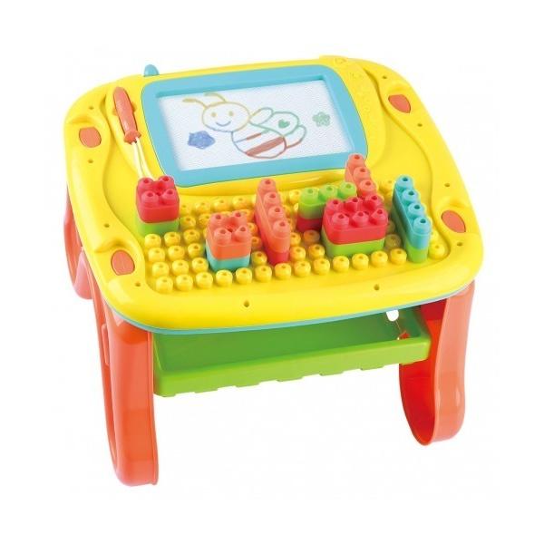 おもちゃ くみたてかんたん！両面つかえるアクティビティテーブル