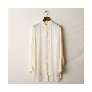 シャツ standing-collar shirt メンズ