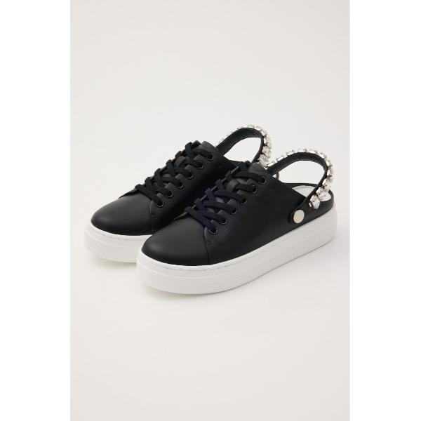 スニーカー 2WAYビジューベルトスニーカーサンダル レディース