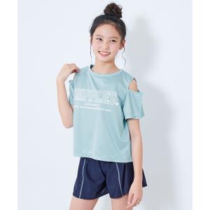 水着 「学校にも遊びにも」UVカット Tシャツ付き スクール水着 3Pセット キッズ 子供 女の子