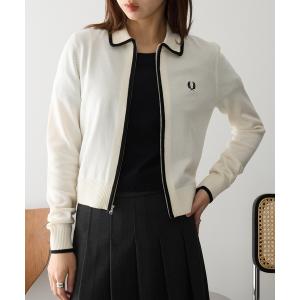 フレッドペリー カーディガン 「FRED PERRY」ZIP-THROUGH KNITTED SHIRT K3122/ジップスルーニットカーディガン