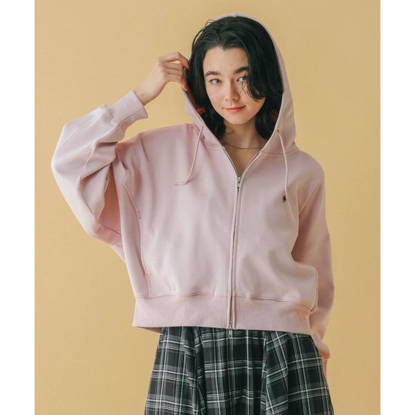 パーカー 「POLO BCS/ポロ・ビーシーエス」別注/ショート丈ポンチZIPパーカー レディース