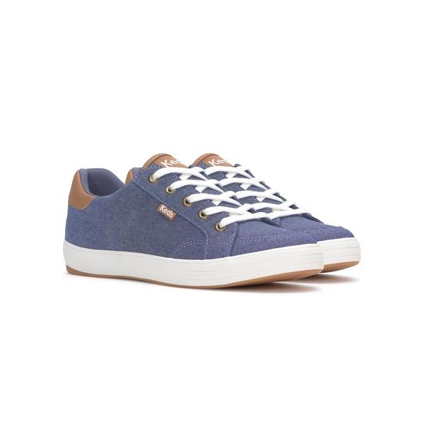 ウォーキングシューズ スニーカー Keds ケッズ センター スリー シャンブレー ブルー レディー...
