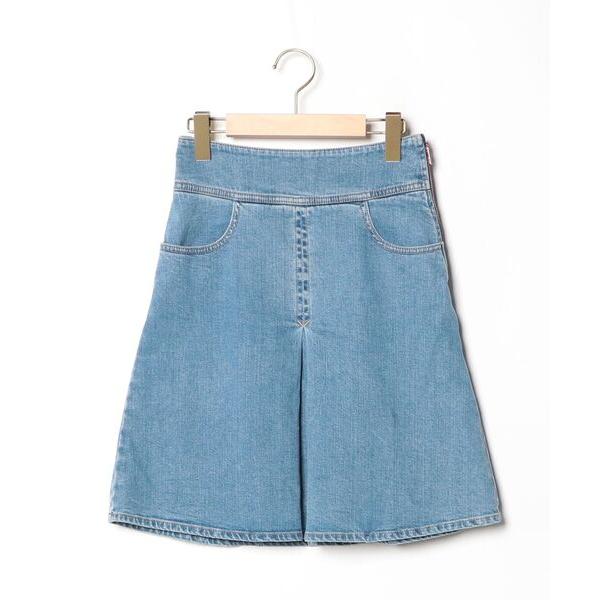 「SEE BY CHLOE」 デニムスカート 34 ブルー レディース