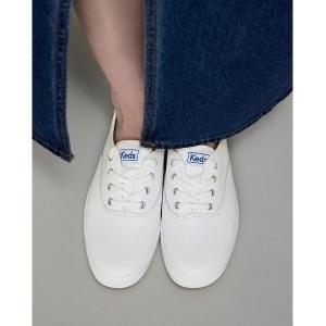ウォーキングシューズ スニーカー Keds ケッズ チャンピオン レザー ホワイト レディース