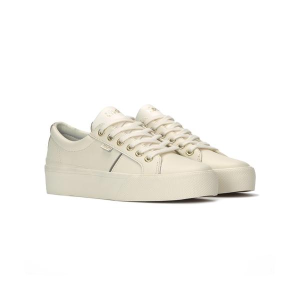 ウォーキングシューズ スニーカー Keds ケッズ ジャンプ キック デュオ レザー メタリック ポ...