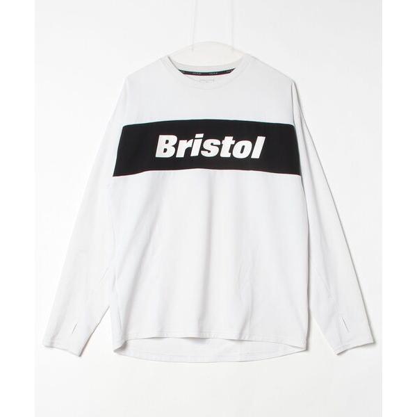 「F.C.R.B.」 長袖Tシャツ L ホワイト メンズ