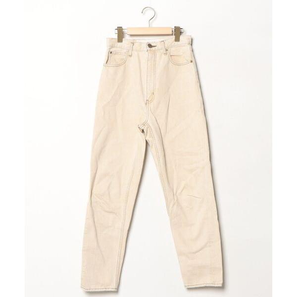 「BLACK BY MOUSSY」 デニムパンツ 25inch ベージュ レディース