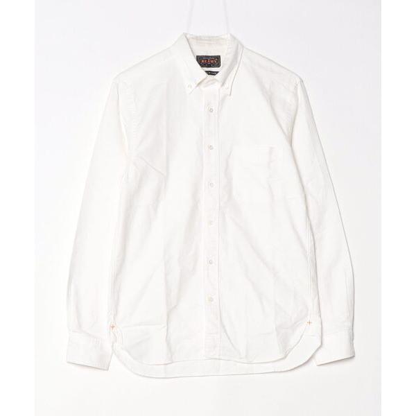 「BEAMS PLUS」 長袖シャツ SMALL ホワイト メンズ