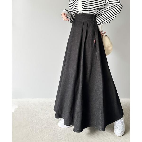 「Java」 フレアスカート X-LARGE ブラック レディース