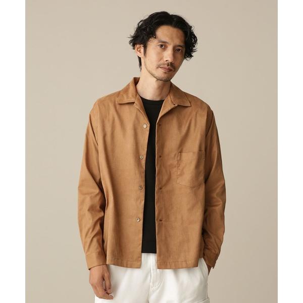 「NANO universe」 長袖シャツ S キャメル メンズ