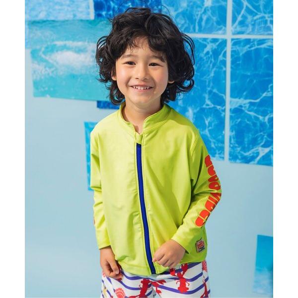 ラッシュガード 「UVカット」わくわく前開きラッシュガード キッズ 子供 男の子
