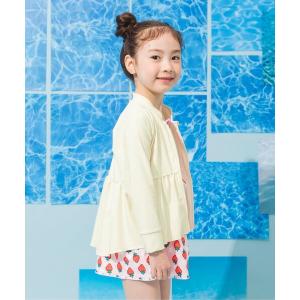 uvカット ラッシュガード 「UVカット」フリルラッシュガード キッズ 子供 女の子