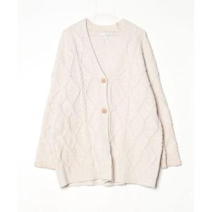 「BAREFOOT DREAMS」 ニットカーディガン ONE SIZE ベージュ レディース
