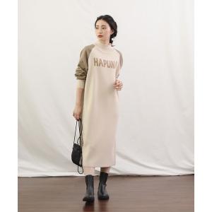 「CLOCHE」 長袖ワンピース FREE ベージュ系その他 レディース