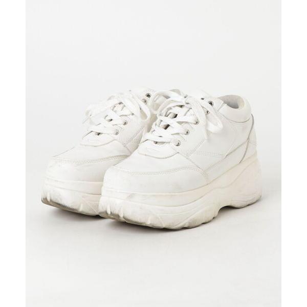 「R&amp;E」 ローカットスニーカー M ホワイト レディース