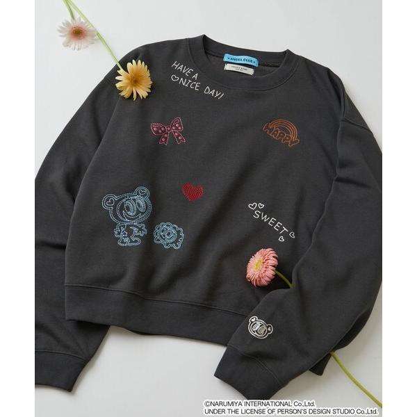 「FREAK'S STORE」 スウェットカットソー「ANGEL BLUEコラボ」 フリ- スミクロ...