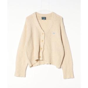 「coen」 ニットカーディガン「penney’sコラボ」 M ベージュ レディース