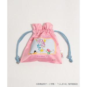 ポーチ ∴WEGO/別注らんま1/2巾着ポーチ レディース