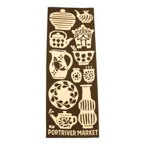 スカーフ バンダナ PORTRIVER MARKET / やちむん 手ぬぐい レディース メンズ