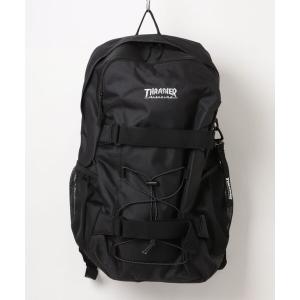 デイバック リュック W CLIP PACK BACKPACK 30L/THRASHER スラッシャー ストリートリュック PCポケット A4対応 GONZ刺繍 通学 通勤 旅行 デイパック