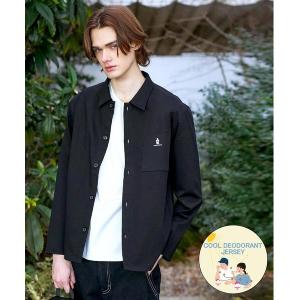 シャツ 「接触冷感/UVカット/抗菌防臭/しわ防止」クールデオドラント ジャージシャツ メンズ