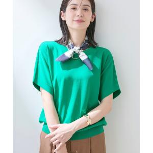 ニット セーター 「洗える／コットン」ドライタッチさらりニットT レディース