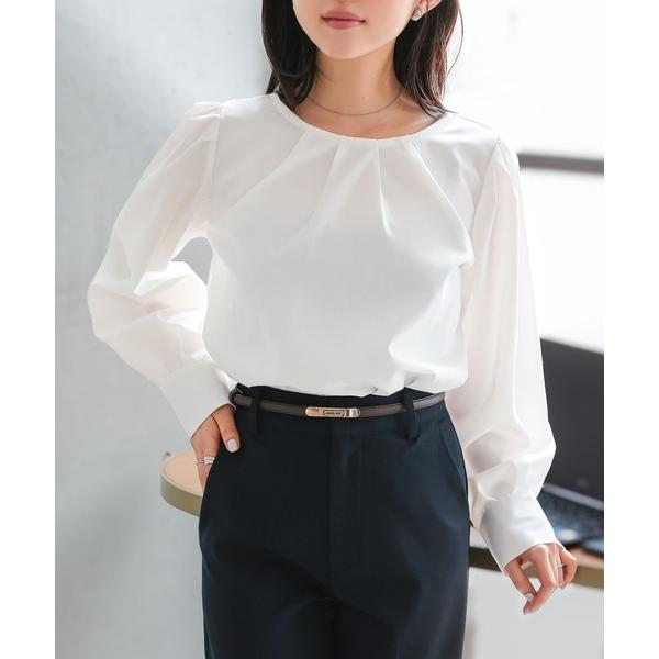 ブラウス シャツ 「 オフィスカジュアル 」 「 低身長向けサイズ 」 「 撥水 防汚 」 シワにな...