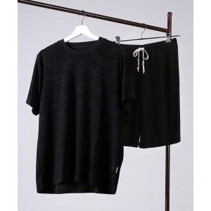 パジャマ 「Fruit of the loom」パイル ルームウェア/上下セット/半袖・ハーフパンツ メンズ レディース
