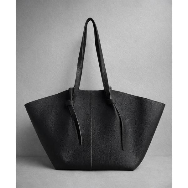 トートバッグ 2C80-KR インナーポーチ付 PUレザー ニュアンスラインデザイントート レディー...