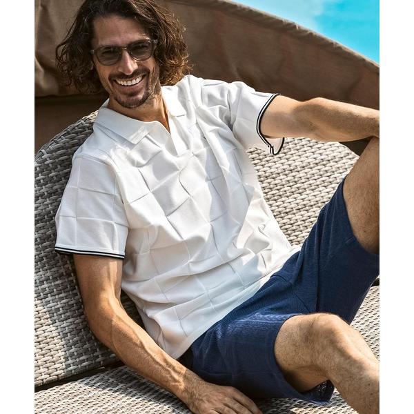 ポロシャツ 1PIU1UGUALE3 RELAX(ウノピゥウノウグァーレトレ リラックス)ブロックニ...