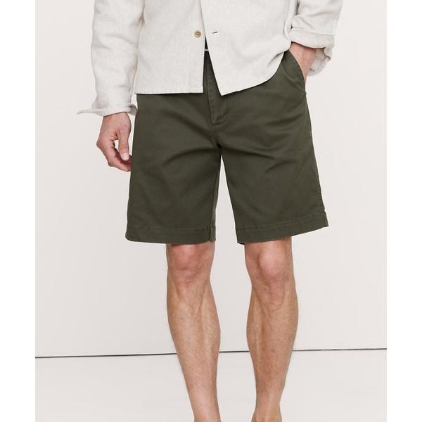 パンツ 9インチ リブイン チノ ショートパンツ メンズ