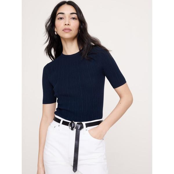 ニット セーター クリンクル ニット トップス レディース