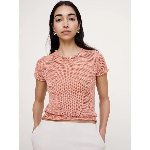 ニット セーター エアルーム リネン ニット Tシャツセーター レディース