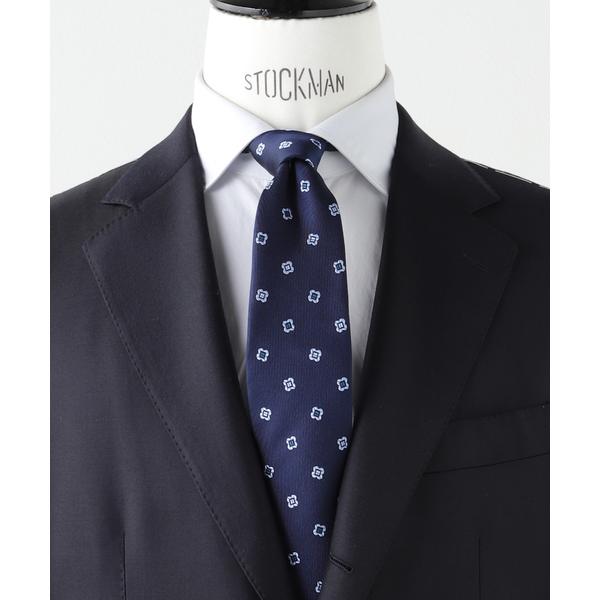 ネクタイ AX ジャカードフラワーコモンタイ