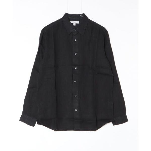 シャツ スタンダードフィット リネンシャツ メンズ