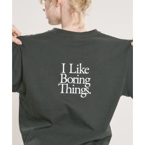 tシャツ 半袖 「ERIE WORKS」Box-cut T-shirt／ボックスカットTシャツ レディース
