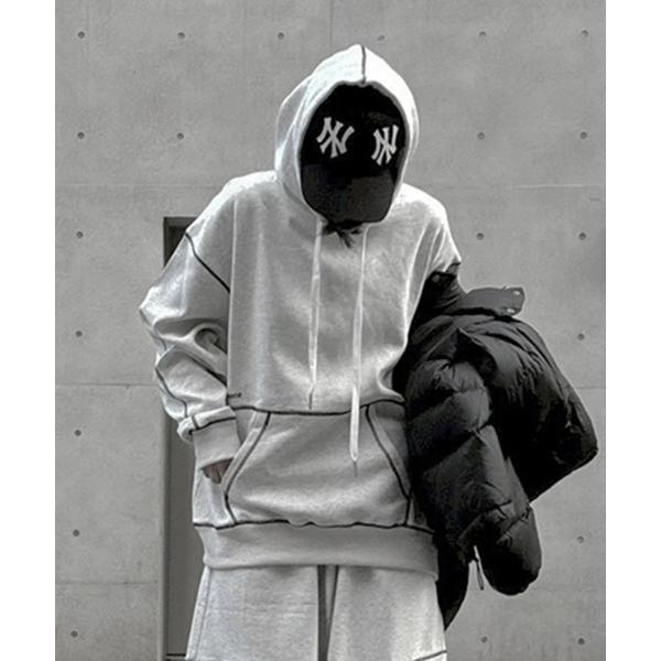 パーカー Out Stitch Sweat Hoodie/アウトステッチスウェットフーディー「uni...