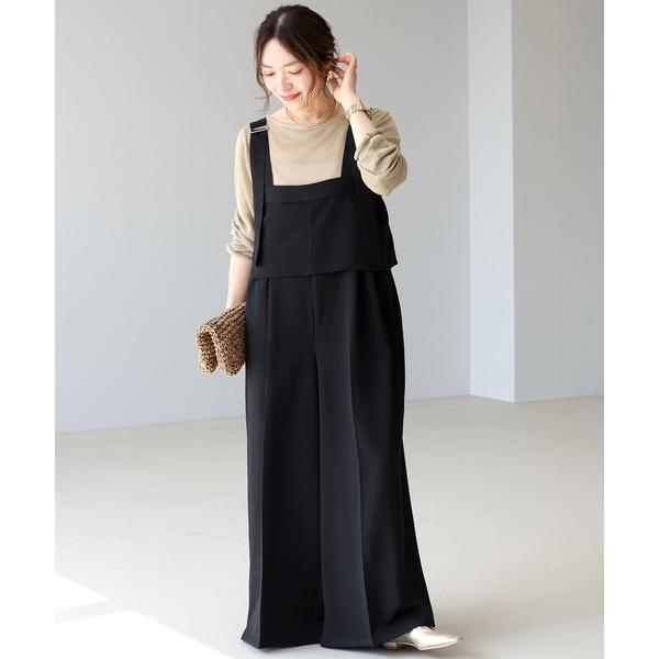 サロペット オーバーオール エステルツイルベルト使いサロペット レディース