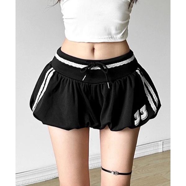パンツ バルーンシルエット スポーツショートパンツ レディース