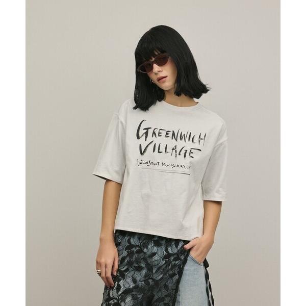 tシャツ レイヤードロゴＴシャツ レディース