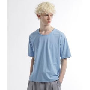 tシャツ 「接触冷感」ユルネックBASICカット(HARE) メンズ