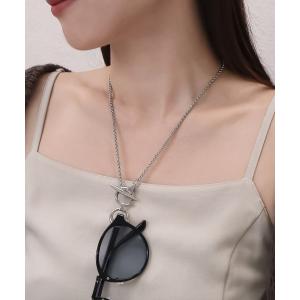 アレルギー対応 ネックレス blackdia ocean マンテルネックレス/サングラスホルダー レディース