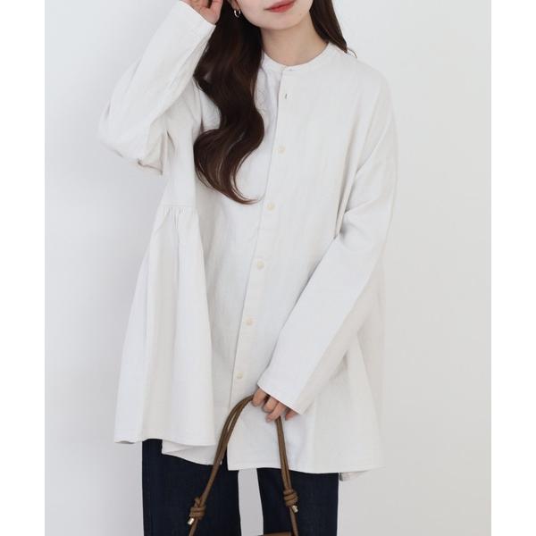 ブラウス シャツ チュニック 長袖 レディース